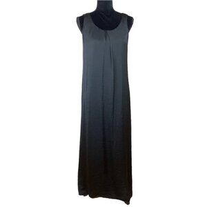 RUDSAK MAXI LONG BOHO RELAXED SILKY SLEVELESS DRESS
